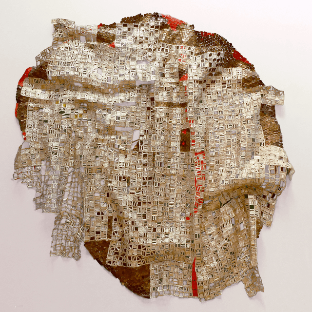 Blood of Sweat, 2015 Aluminium and copper wire 330 × 280 cm