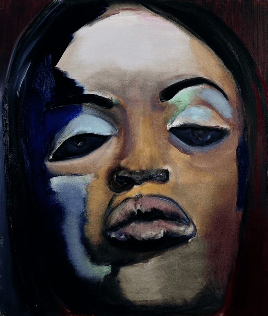 Naomi, 1995 Oil on canvas 51 1/5 × 39 2/5 in 130 × 100 cm © Marlene Dumas photo: Peter Cox Image provided by: The Stedelijk Museum Stedelijk Museum Amsterdam
